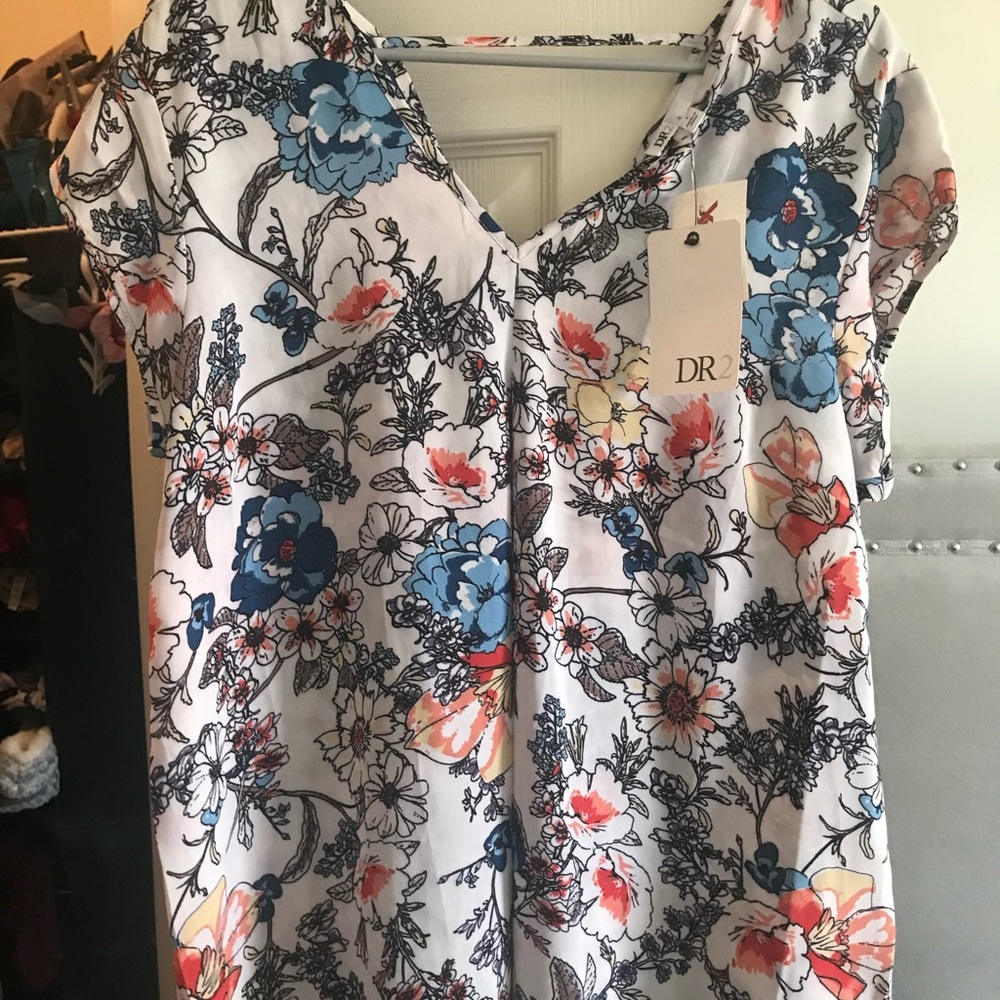 NWT Flower Blouse